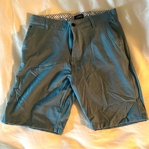 Grey-Blue Khaki Shorts